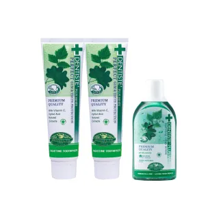 【台隆手創館】DENTISTE牙醫選夜用牙膏特惠組(牙膏100g*2 + 口腔保健液100mL*1)