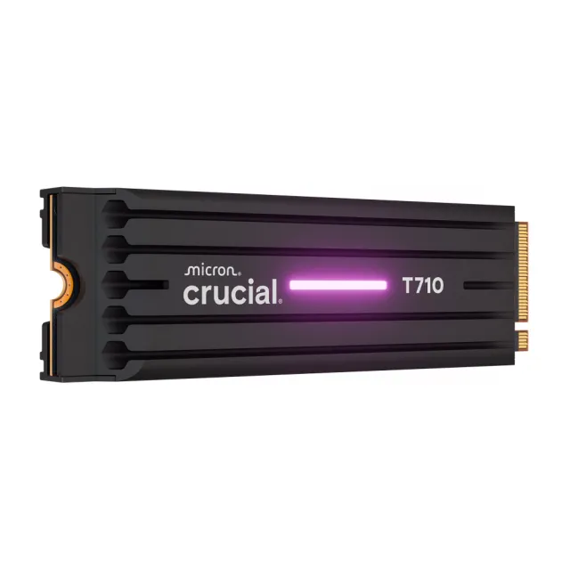 【Crucial 美光】T710 Gen5 2280 M.2 2TB SSD固態硬碟(含原廠散熱片/CT2000T710SSD5)