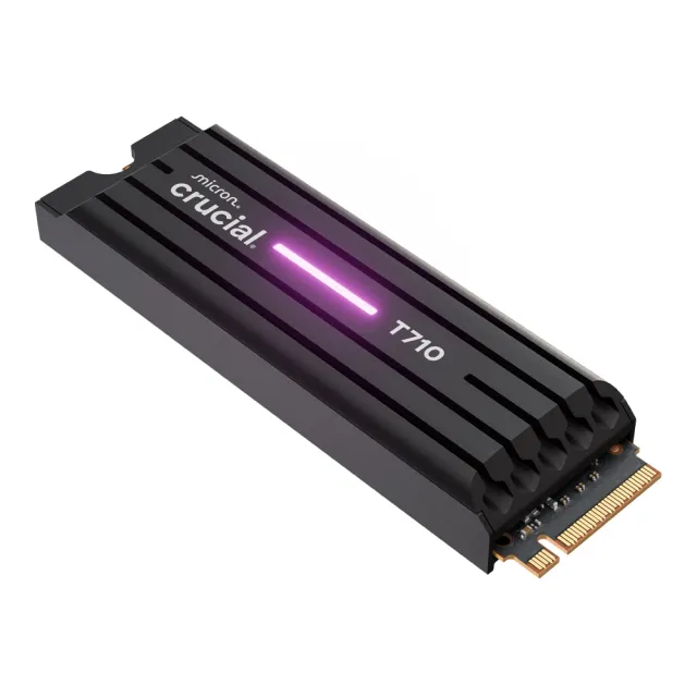 【Crucial 美光】T710 Gen5 2280 M.2 4TB SSD固態硬碟(含原廠散熱片/CT4000T710SSD5)