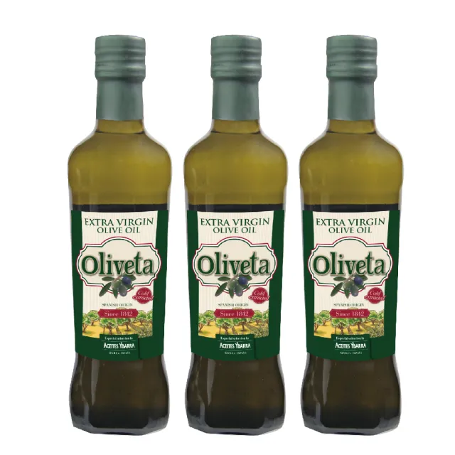 【Oliveta歐薇塔】特級冷壓初榨橄欖油 1Lx3瓶