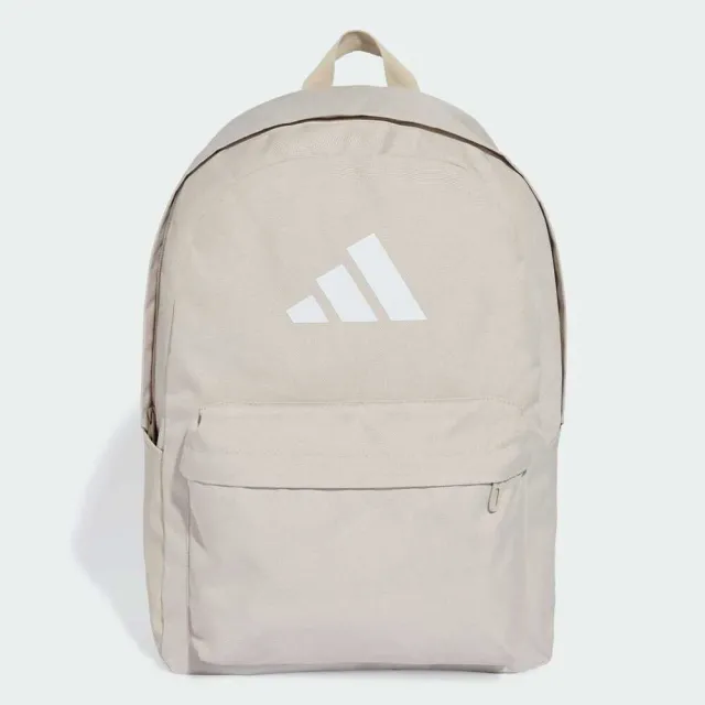 【adidas 愛迪達】Clsc Bars Bp 後背包 運動包 雙肩背包 米(JX8860)