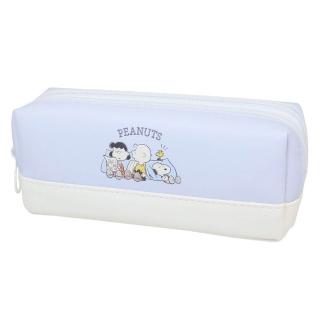 【Kamio】SNOOPY史努比 皮質分隔筆袋 雙層筆袋 休息時間