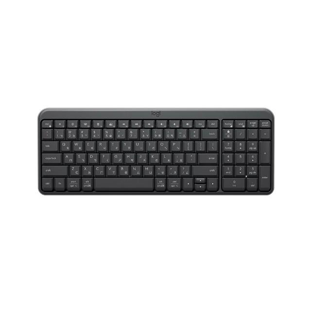 【Logitech 羅技】K250 無線藍牙鍵盤-石墨黑(不附接收器)