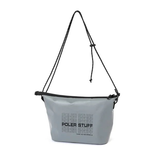 【POLER STUFF】日本限定 POLER HIGH&DRY PVC SACOCHE 防水隨身包 / 輕便袋收納包(灰色)