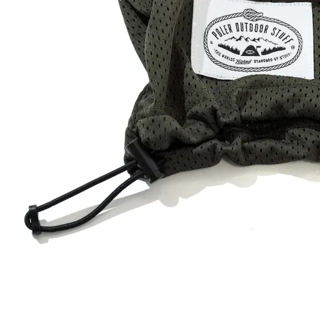 【POLER STUFF】日本限定 POLER MESH BAGGY S/S 寬鬆版網眼短袖上衣(淺灰色)