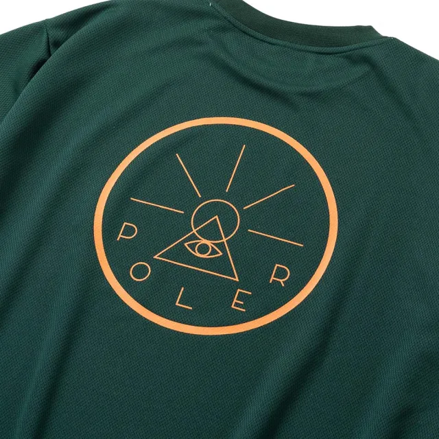 【POLER STUFF】日本限定 POLER QUICK DRY MESH TEE 快乾網眼T恤 / 清涼神Tee(綠色)