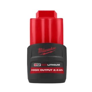 【Milwaukee 美沃奇】12V高輸出2.5Ah鋰電池 M12 HB2.5
