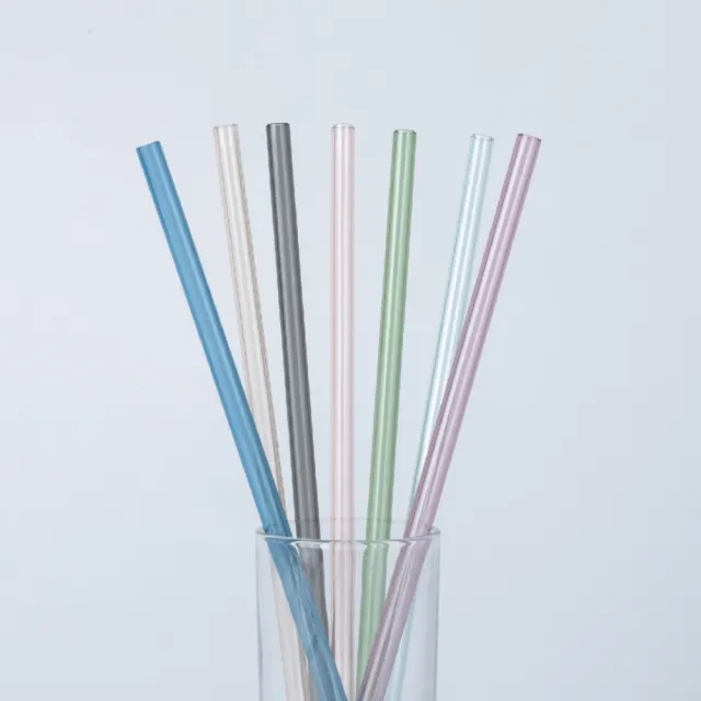 【Oolab 良杯製所】ECOZEN 透明斜口細吸管26cm(環保吸管8色選擇)