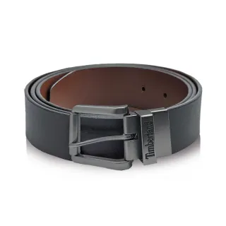 【Timberland】男真皮雙面皮帶(真皮皮帶 商務腰帶 針扣皮帶 寬版皮帶 T牌皮帶/147104SL)