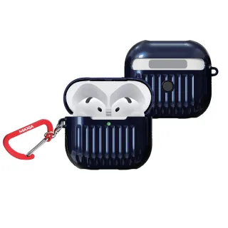 【MAXIA】AirPods 4迷你行李箱保護殼-皇家藍(AirPods 4可使用)