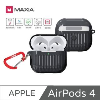 【MAXIA】AirPods 4迷你行李箱保護殼-星曜灰(AirPods 4可使用)