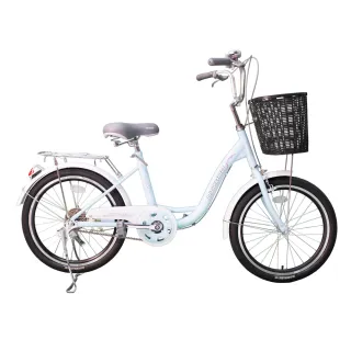 【DIVANO】20吋單速低跨淑女車(紅 紫 粉 黑 藍 白)