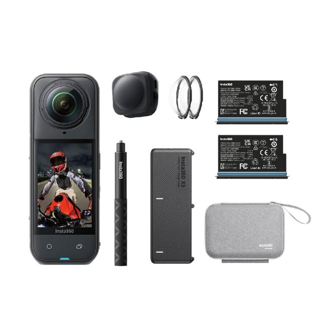 【Insta360】X5 360°口袋全景防抖相機萬能套裝 Vlog套組(東城代理商公司貨)