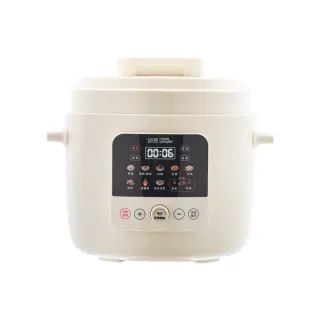 【CookPower 鍋寶】智慧型舒肥定溫萬用鍋6L/附陶瓷內鍋-白色(CW-6810)