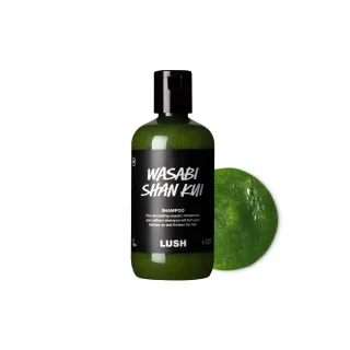 【LUSH 嵐舒】Wasabi 山葵洗髮露 300g(洗髮精/蓬鬆/控油/涼感/深層清潔)
