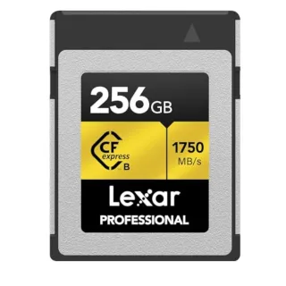 【Lexar 雷克沙】專業用升級版 128GB CFExpress Type B 記憶卡 黃金系列(最高讀速1750 MB/s 有限永久保固)