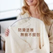 【MAWA】德國原裝進口時尚簡約止滑無痕衣架40cm/20入 奶茶金