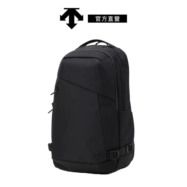 【DESCENTE】迪桑特 中性 運動通勤後背包(黑色)