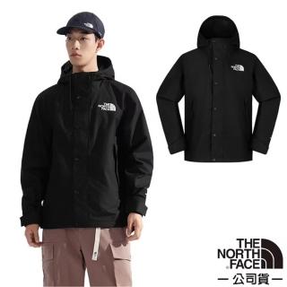 【The North Face】男 REIGN ON JACKET 透氣防水防風連帽外套(8FZM-JK3 太空黑)