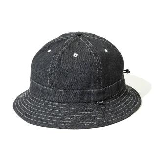 【POLER STUFF】日本限定 POLER DENIM BELL HAT 牛仔鐘形帽(丹寧黑)