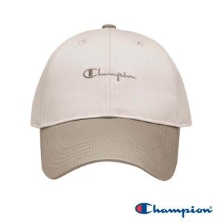 【Champion】官方直營 中性-C-LIFE logo刺繡棒球帽-摩卡色(U5BACCU16F5)