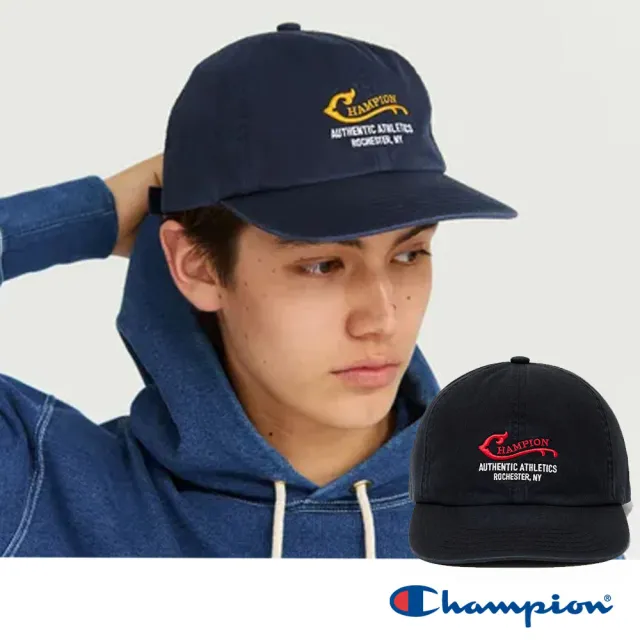 【Champion】官方直營 中性-LOGO刺繡棒6片球帽-2色(C8-B701C)