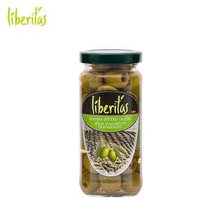 【Liberitas】西班牙 無籽綠橄欖 935g(沙拉 義大利麵 大容量分享瓶)