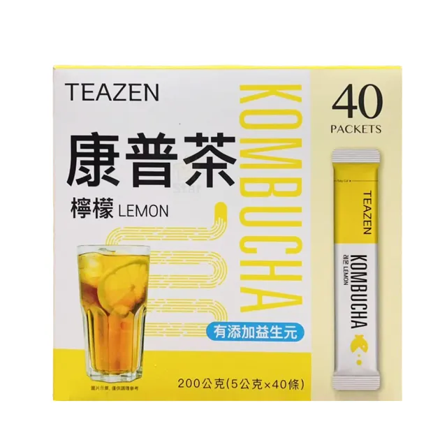 【Star 星】TEAZEN 康普茶5公克 X 40包(韓國人氣品牌 TEAZEN 原裝進口)