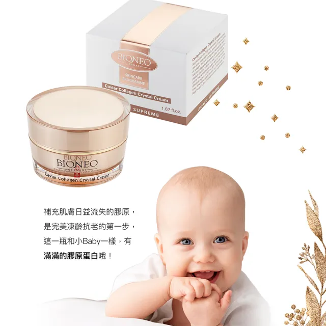 【Bioneo 德國百妮】白金胜肽保濕凝霜/水潤拋光B12美白霜 50ml 劃時代新品(抗老 美白 保養 乳霜)