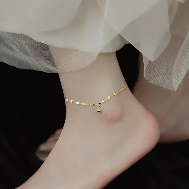 【巴黎精品】正韓腳鍊手鍊首飾腳鏈腳踝鏈足鏈腳飾手鏈情人節禮物(高級感豆豆女飾品2色n1kk47)