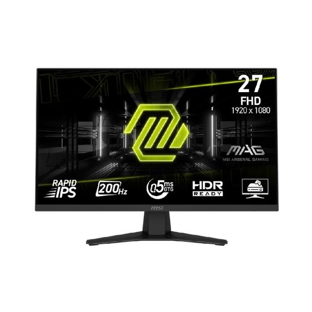 【MSI 微星】MAG 274F 27型 Rapid IPS FHD 200Hz 電競螢幕(Adaptive-Sync/0.5ms)