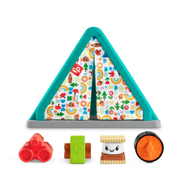 【Fisher price 費雪】經典益智啟蒙玩具超值三件組(匯樂感統玩具/聲光玩具/安撫玩具/寶寶玩具)