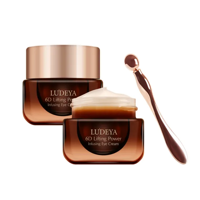 【LUDEYA】買1送1★超緊緻微臻琥珀眼霜15ml共2入(眼霜/眼部保養)