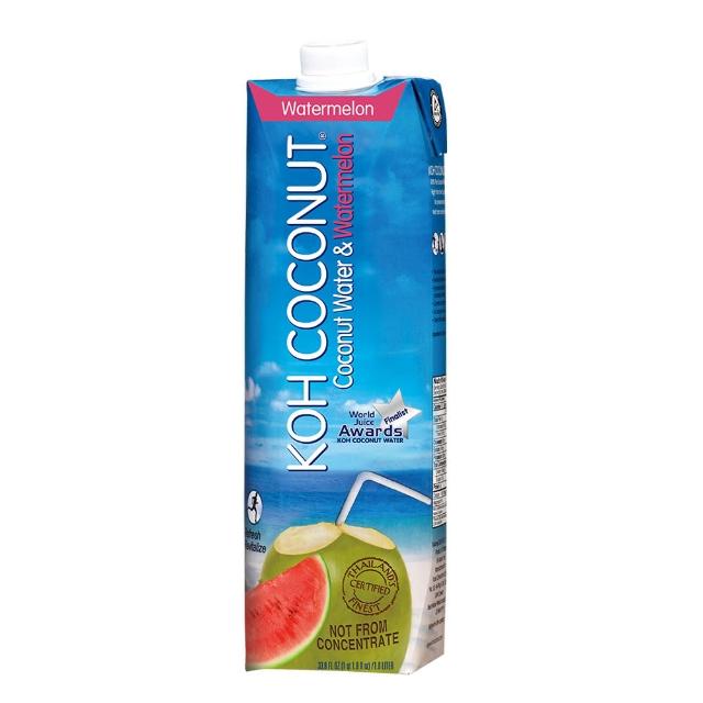 【KOH COCONUT 酷椰嶼】椰子西瓜汁 1Lx1箱(共12入)