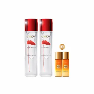 【LOREAL Paris 巴黎萊雅】活力緊緻 積雪草修護奇蹟露130ml_2入組(濕敷霸主/精華水/化妝水)