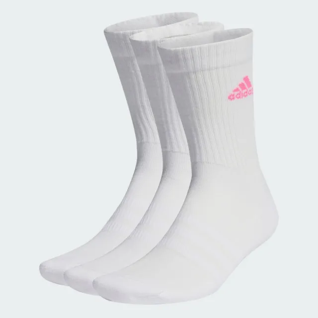 【adidas 愛迪達】中筒襪 3 雙入 男/女  兒童 IP2635