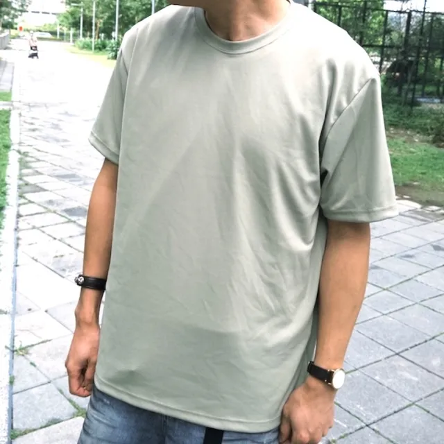 【AMERO】男女裝 3M吸濕速乾T恤(男女裝 圓領短袖T恤 3M吸濕速乾 素面 情侶裝)