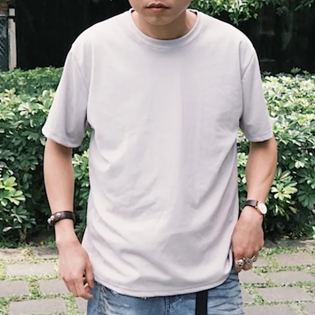 【AMERO】男女裝 3M吸濕速乾T恤(男女裝 圓領短袖T恤 3M吸濕速乾 素面 情侶裝)