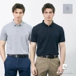 【pierre cardin 皮爾卡登】網路獨家 男款 休閒服飾百搭網眼透氣素色短袖POLO衫(多色任選)