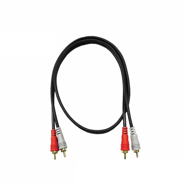【Stander】AV-202G 雙 RCA 轉雙 RCA 音源線 2M(公司貨保證)