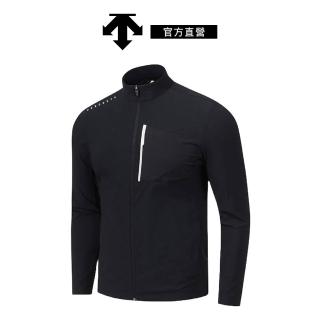 【DESCENTE】迪桑特 男士 涼感透氣運動外套(黑色)