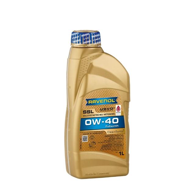 【RAVENOL 日耳曼】SSL 0W-40 全合成長壽機油(5入組)