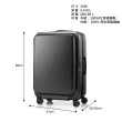 【Samsonite 新秀麗】25吋 UNIMAX 前開式/上掀式可擴充大容量輕量PC避震煞車輪行李箱/旅行箱(多色可選)