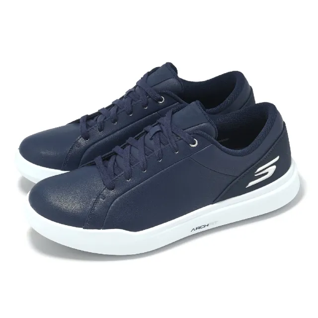 【SKECHERS】高爾夫球鞋 Go Golf Drive 6 男鞋 防水鞋面 藍 支撐 止滑 高球(214128-NVY)