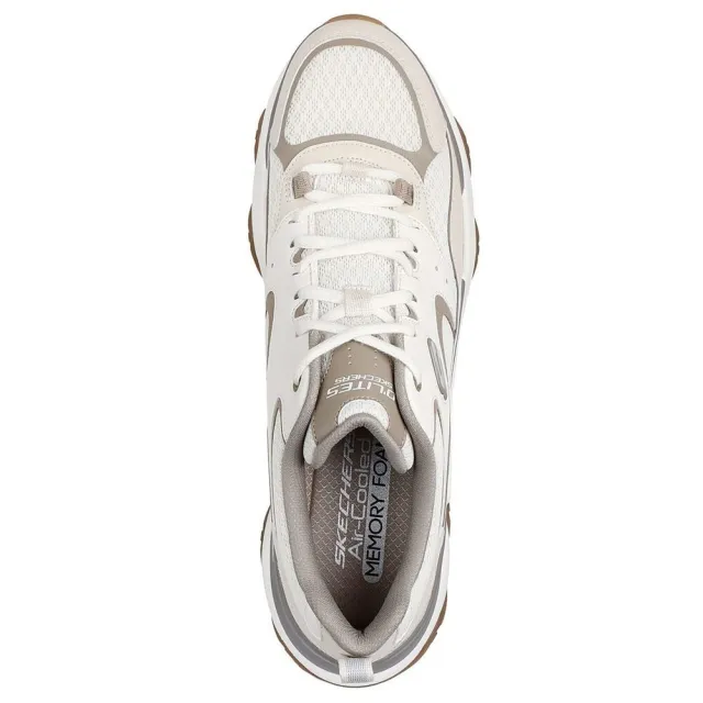 【SKECHERS】D lites 5.0 男 運動休閒鞋 厚底 增高 老爹鞋 舒適 米 卡其(232491OFWT)