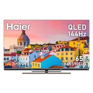【Haier 海爾】58H快配★65型 4K QLED 144Hz Google TV 量子點智慧聯網顯示器(H65S90EUX)