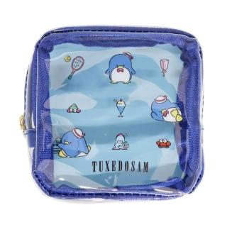【sun-star】Sanrio 三麗鷗 復古人物系列 方形透明收納包 山姆企鵝