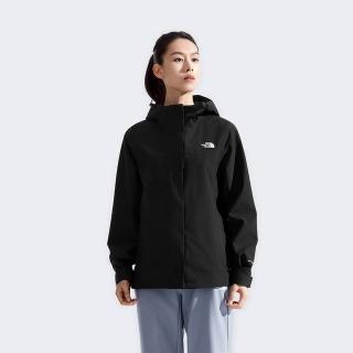 【The North Face】TNF 休閒 運動 連帽防潑水外套 W SANGRO DRYVENT JACKET 2.0-AP 女 黑(NF0A8DX8JK3)