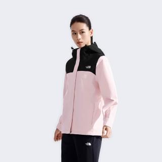 【The North Face】TNF 休閒 運動 連帽防潑水外套 W SANGRO DRYVENT JACKET 2.0 - AP 女 粉(NF0A8DX8E93)