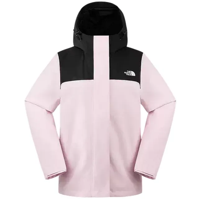 【The North Face】TNF 休閒 運動 連帽防潑水外套 W SANGRO DRYVENT JACKET 2.0 - AP 女 粉(NF0A8DX8E93)